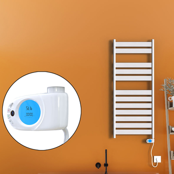 Radiva - Bora Bora Elektrikli Havlupan 600 Watt 500x1200 Beyaz (Musa Termostat)