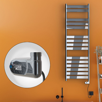 Radiva - Bora Bora Elektrikli Havlupan 600 Watt 500x1600 Krom (Thesis Termostat)