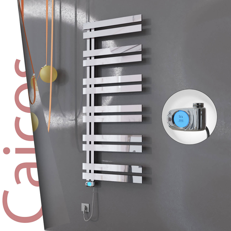 CAICOS Elektrikli Paslanmaz Çelik Havlupan 400x1530 Ayna Polisaj (Musa Termostat) 600W