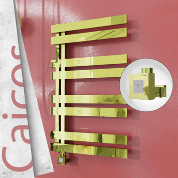 - CAICOS Elektrikli Paslanmaz Çelik Havlupan 400x990 Altın (KTX1 Termostat) 300W  - CAICOS Elektrikli Paslanmaz Çelik Havlupan 400x990 Altın (KTX1 Termostat) 300W