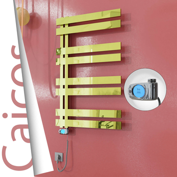 - CAICOS Elektrikli Paslanmaz Çelik Havlupan 400x990 Altın (Musa Termostat) 300W  - CAICOS Elektrikli Paslanmaz Çelik Havlupan 400x990 Altın (Musa Termostat) 300W