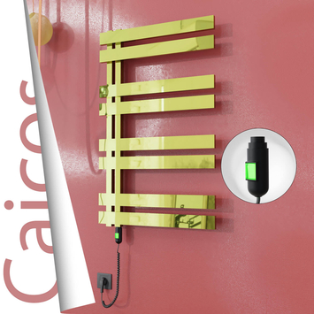 - CAICOS Elektrikli Paslanmaz Çelik Havlupan 400x990 Altın (On/Off Düğmeli) 300W  - CAICOS Elektrikli Paslanmaz Çelik Havlupan 400x990 Altın (On/Off Düğmeli) 300W