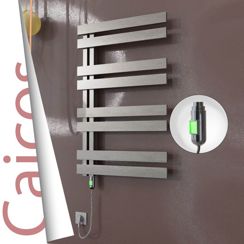 CAICOS Elektrikli Paslanmaz Çelik Havlupan 400x990 Satin Polisaj (On/Off Düğmeli) 300W