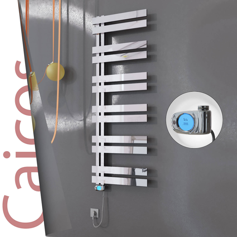 CAICOS Elektrikli Paslanmaz Çelik Havlupan 500x1530 Ayna Polisaj (Musa Termostat) 600W