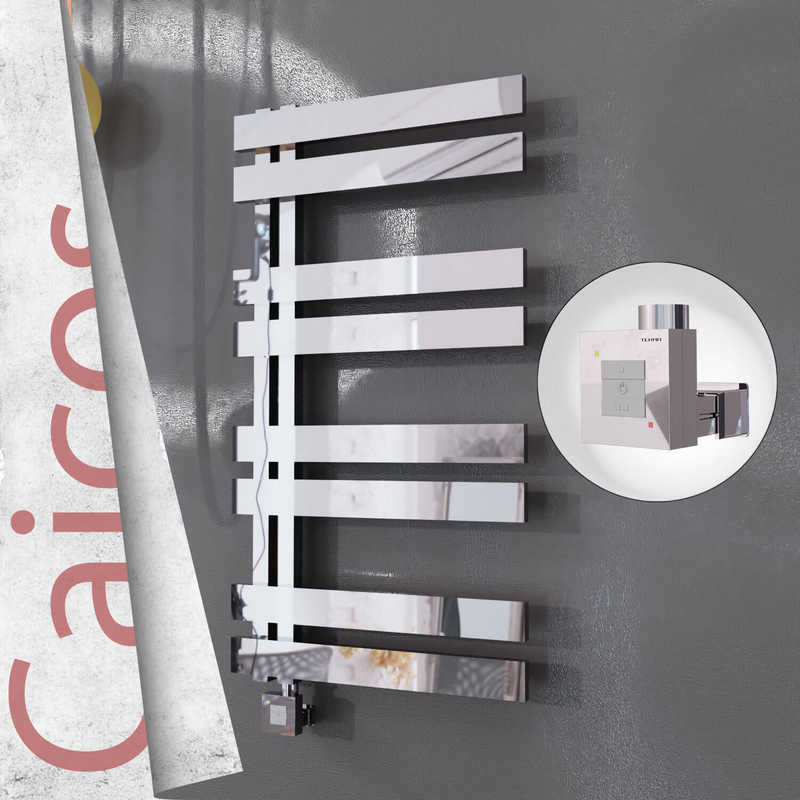 CAICOS Elektrikli Paslanmaz Çelik Havlupan 500x990 Ayna Polisaj (KTX1 Termostat) 300W