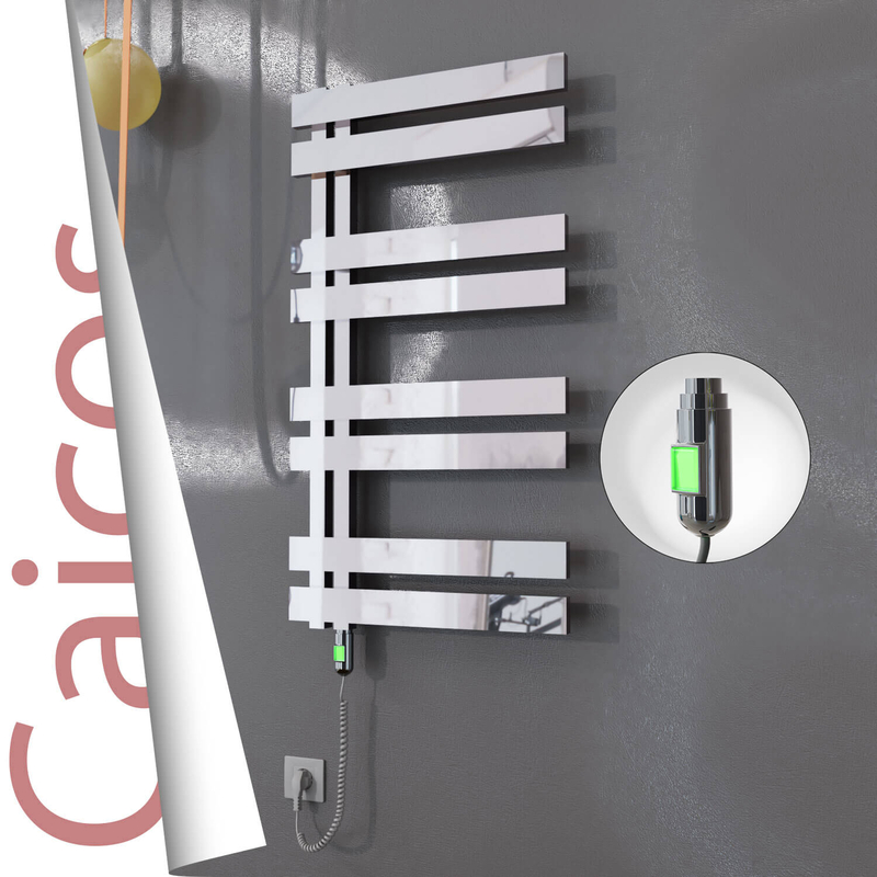 CAICOS Elektrikli Paslanmaz Çelik Havlupan 500x990 Ayna Polisaj (On/Off Düğmeli) 300W