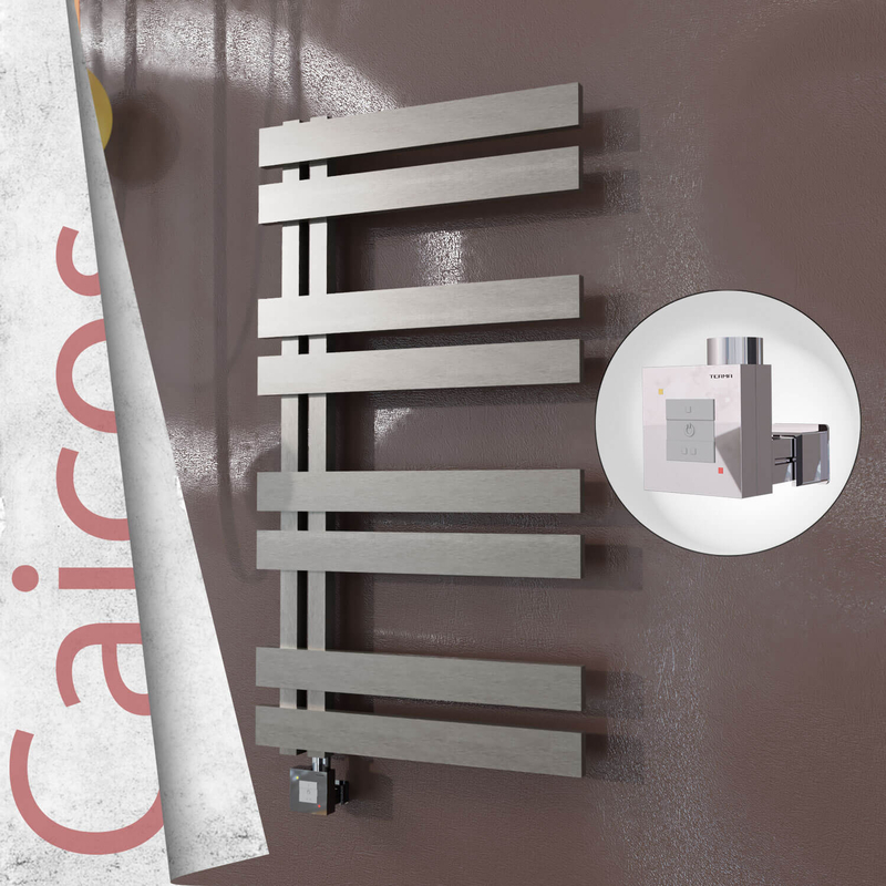 CAICOS Elektrikli Paslanmaz Çelik Havlupan 500x990 Satin Polisaj (KTX1 Termostat) 300W