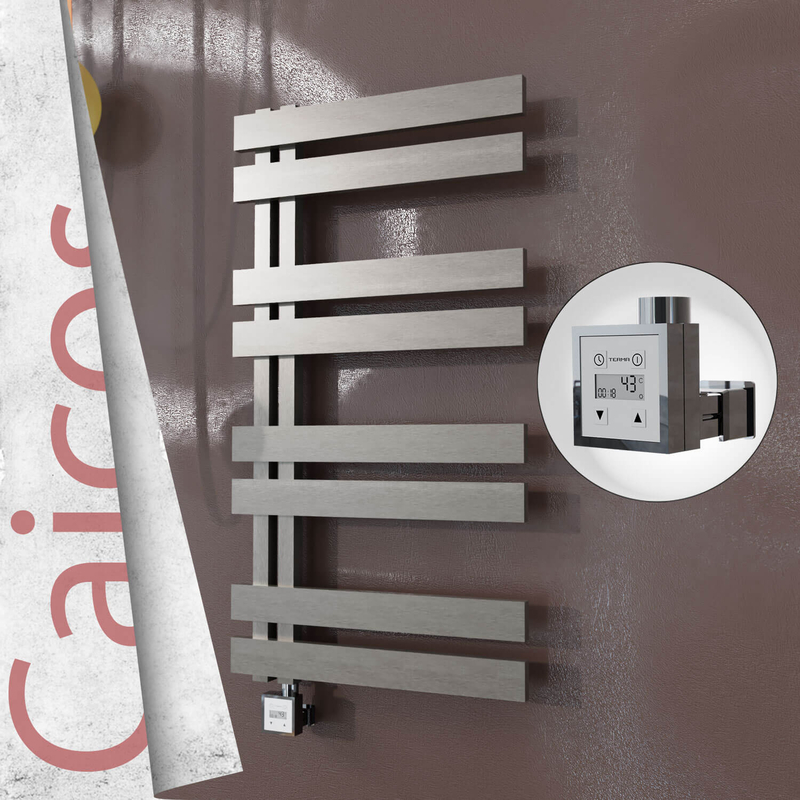CAICOS Elektrikli Paslanmaz Çelik Havlupan 500x990 Satin Polisaj (KTX3 Termostat) 300W