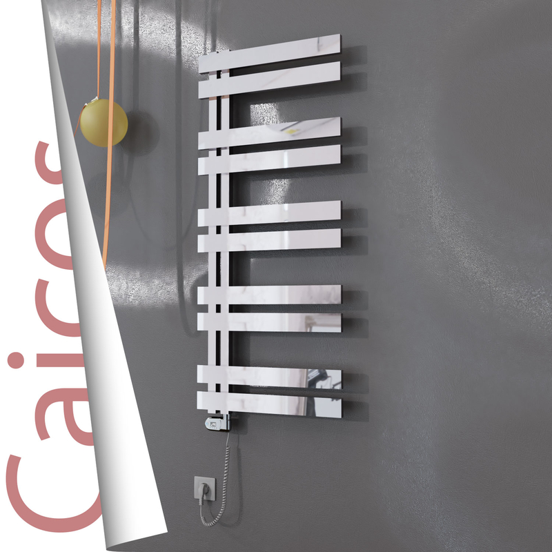 CAICOS Elektrikli Paslanmaz Çelik Havlupan 600x1260 Ayna Polisaj (Thesis Termostat) 600W