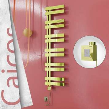 - CAICOS Elektrikli Paslanmaz Çelik Havlupan 600x1530 Altın (KTX1 Termostat) 600W Spiral Kablolu  - CAICOS Elektrikli Paslanmaz Çelik Havlupan 600x1530 Altın (KTX1 Termostat) 600W Spiral Kablolu