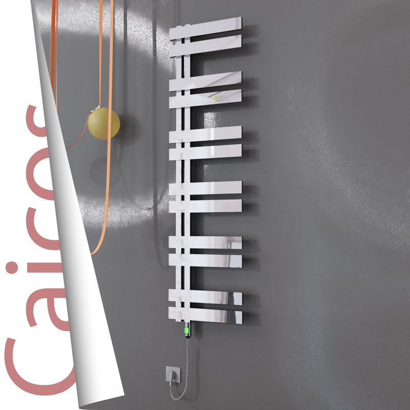 CAICOS Elektrikli Paslanmaz Çelik Havlupan 600x1530 Ayna Polisaj (On/Off Düğmeli) 600W