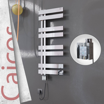 - CAICOS Elektrikli Paslanmaz Çelik Havlupan 600x990 Ayna Polisaj (KTX4 Termostat) 300W Spiral Kablolu  - CAICOS Elektrikli Paslanmaz Çelik Havlupan 600x990 Ayna Polisaj (KTX4 Termostat) 300W Spiral Kablolu