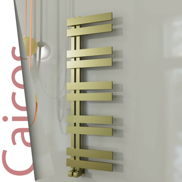 Radiva - Caicos Paslanmaz Çelik Havlupan 500x1260 Satine Altın