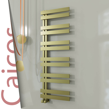 Radiva - Caicos Paslanmaz Çelik Havlupan 500x1530 Satine Altın