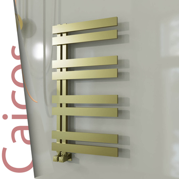 Radiva - Caicos Paslanmaz Çelik Havlupan 500x990 Satine Altın