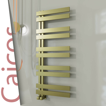 Radiva - Caicos Paslanmaz Çelik Havlupan 600x1260 Satine Altın