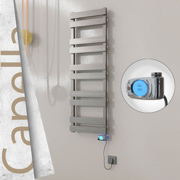 Radiva - Capella Elektrikli Paslanmaz Çelik Havlupan 400x1260 Satin Polisaj (Musa Termostat) 300W