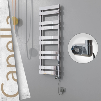 Radiva - Capella Elektrikli Paslanmaz Çelik Havlupan 400x1260 Satin Polisaj (On/Off Düğmeli) 300W