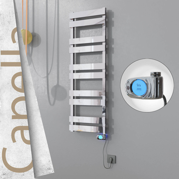 Radiva - Capella Elektrikli Paslanmaz Çelik Havlupan 400x1260 Satine Altın (Musa Termostat) 300W