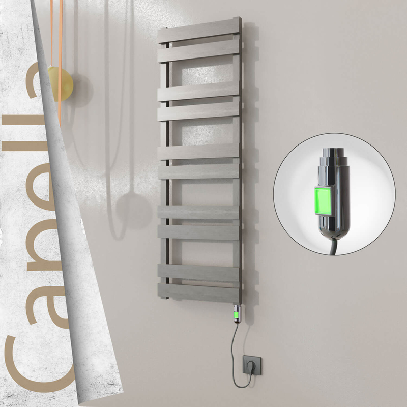 CAPELLA Elektrikli Paslanmaz Çelik Havlupan 400x1260 Satine Altın (Thesis Termostat) 300W