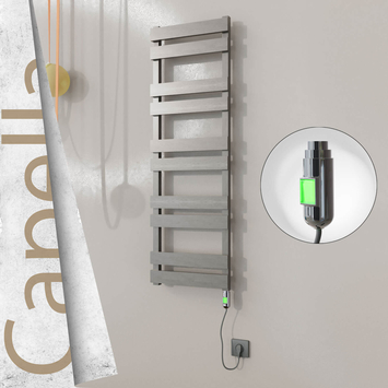 Radiva - Capella Elektrikli Paslanmaz Çelik Havlupan 400x1260 Satine Altın (Thesis Termostat) 300W