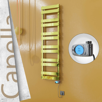 Radiva - Capella Elektrikli Paslanmaz Çelik Havlupan 400x1530 Altın (Musa Termostat) 600W