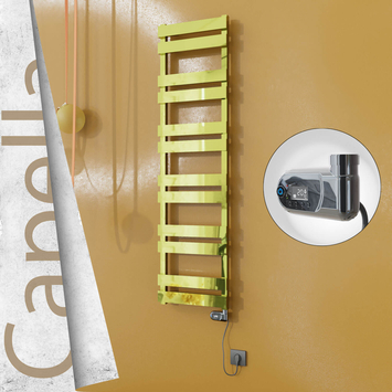 Radiva - Capella Elektrikli Paslanmaz Çelik Havlupan 400x1530 Altın (Thesis Termostat) 600W