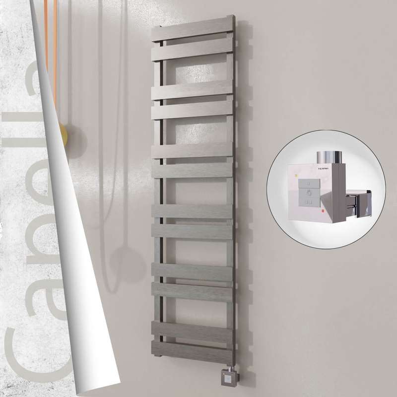 CAPELLA Elektrikli Paslanmaz Çelik Havlupan 400x1530 Satin Polisaj (KTX1 Termostat) 600W