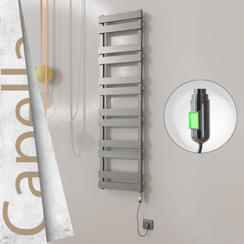 Radiva - Capella Elektrikli Paslanmaz Çelik Havlupan 400x1530 Satine Altın (Thesis Termostat) 600W