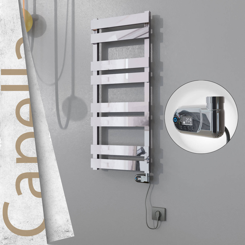 CAPELLA Elektrikli Paslanmaz Çelik Havlupan 400x990 Satin Polisaj (On/Off Düğmeli) 300W