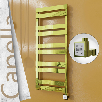 - CAPELLA Elektrikli Paslanmaz Çelik Havlupan 500x1260 Altın (KTX3 Termostat) 600W  - CAPELLA Elektrikli Paslanmaz Çelik Havlupan 500x1260 Altın (KTX3 Termostat) 600W
