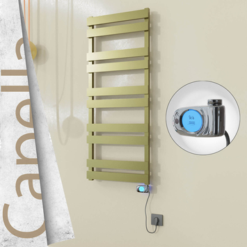 Radiva - Capella Elektrikli Paslanmaz Çelik Havlupan 500x1260 Ayna Polisaj (Musa Termostat) 600W