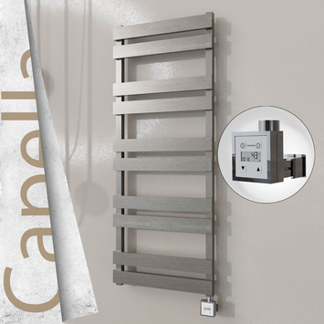 Radiva - Capella Elektrikli Paslanmaz Çelik Havlupan 500x1260 Satin Polisaj (KTX3 Termostat) 600W