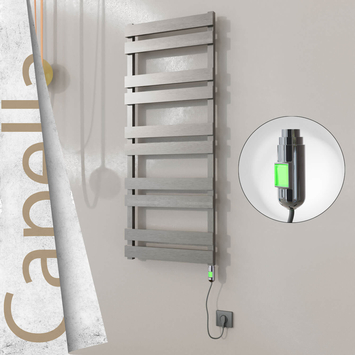 Radiva - Capella Elektrikli Paslanmaz Çelik Havlupan 500x1260 Satine Altın (Thesis Termostat) 600W
