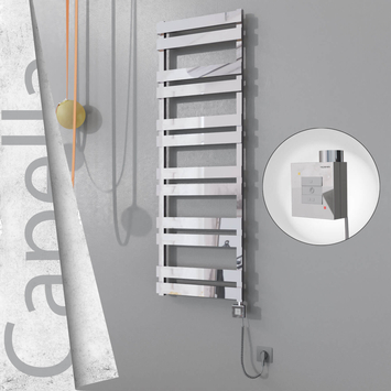 - CAPELLA Elektrikli Paslanmaz Çelik Havlupan 500x1530 Ayna Polisaj (KTX1 Termostat) 600W Spiral Kablolu  - CAPELLA Elektrikli Paslanmaz Çelik Havlupan 500x1530 Ayna Polisaj (KTX1 Termostat) 600W Spiral Kablolu