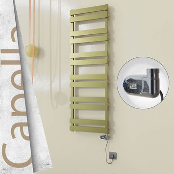 Radiva - Capella Elektrikli Paslanmaz Çelik Havlupan 500x1530 Satin Polisaj (Thesis Termostat) 600W
