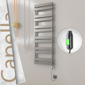 Radiva - Capella Elektrikli Paslanmaz Çelik Havlupan 500x1530 Satine Altın (Thesis Termostat) 600W