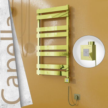 - CAPELLA Elektrikli Paslanmaz Çelik Havlupan 500x990 Altın (KTX1 Termostat) 300W Spiral Kablolu  - CAPELLA Elektrikli Paslanmaz Çelik Havlupan 500x990 Altın (KTX1 Termostat) 300W Spiral Kablolu