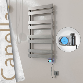 Radiva - Capella Elektrikli Paslanmaz Çelik Havlupan 500x990 Satin Polisaj (Musa Termostat) 300W