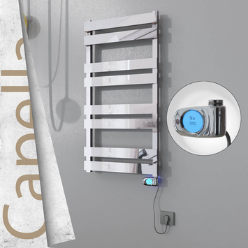 Radiva - Capella Elektrikli Paslanmaz Çelik Havlupan 500x990 Satine Altın (Musa Termostat) 300W