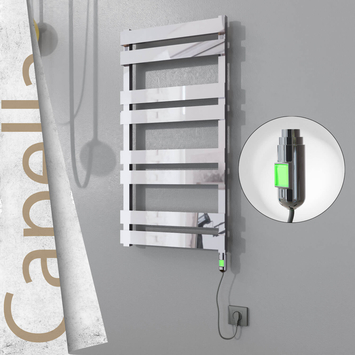 Radiva - Capella Elektrikli Paslanmaz Çelik Havlupan 500x990 Satine Altın (On/Off Düğmeli) 300W