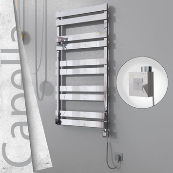 - CAPELLA Elektrikli Paslanmaz Çelik Havlupan 600x1260 Ayna Polisaj (KTX1 Termostat) 600W Spiral Kablolu  - CAPELLA Elektrikli Paslanmaz Çelik Havlupan 600x1260 Ayna Polisaj (KTX1 Termostat) 600W Spiral Kablolu