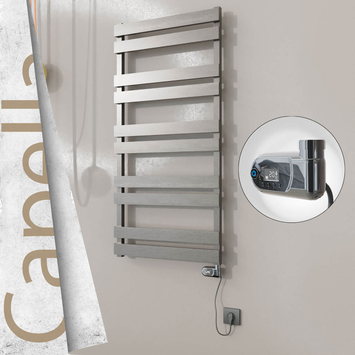 Radiva - Capella Elektrikli Paslanmaz Çelik Havlupan 600x1260 Ayna Polisaj (On/Off Düğmeli) 600W