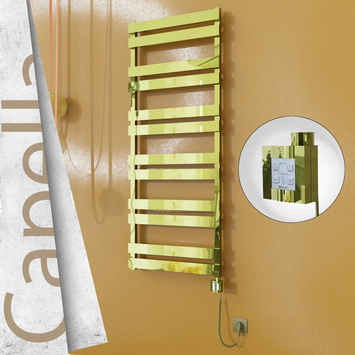 - CAPELLA Elektrikli Paslanmaz Çelik Havlupan 600x1530 Altın (KTX4 Termostat) 600W Spiral Kablolu  - CAPELLA Elektrikli Paslanmaz Çelik Havlupan 600x1530 Altın (KTX4 Termostat) 600W Spiral Kablolu