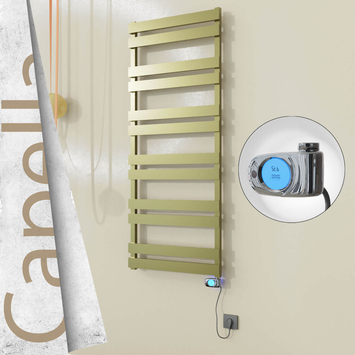 Radiva - Capella Elektrikli Paslanmaz Çelik Havlupan 600x1530 Ayna Polisaj (Musa Termostat) 600W