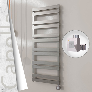 Radiva - Capella Elektrikli Paslanmaz Çelik Havlupan 600x1530 Satin Polisaj (KTX1 Termostat) 600W