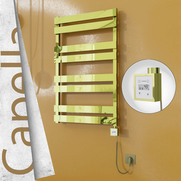 - CAPELLA Elektrikli Paslanmaz Çelik Havlupan 600x990 Altın (KTX3 Termostat) 300W Spiral Kablolu  - CAPELLA Elektrikli Paslanmaz Çelik Havlupan 600x990 Altın (KTX3 Termostat) 300W Spiral Kablolu