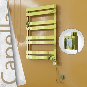 - CAPELLA Elektrikli Paslanmaz Çelik Havlupan 600x990 Altın (KTX4 Termostat) 300W Spiral Kablolu  - CAPELLA Elektrikli Paslanmaz Çelik Havlupan 600x990 Altın (KTX4 Termostat) 300W Spiral Kablolu