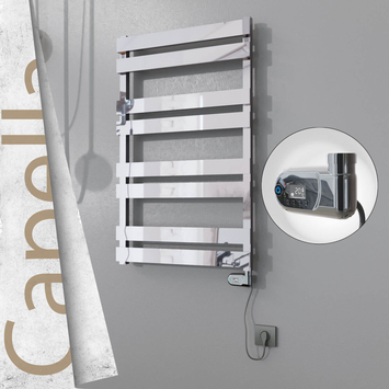 Radiva - Capella Elektrikli Paslanmaz Çelik Havlupan 600x990 Satin Polisaj (On/Off Düğmeli) 300W