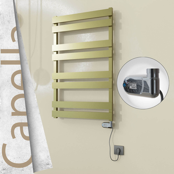 Radiva - Capella Elektrikli Paslanmaz Çelik Havlupan 600x990 Satin Polisaj (Thesis Termostat) 300W